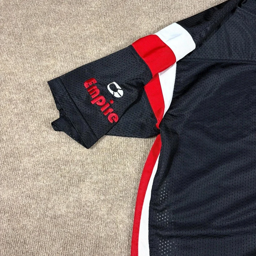 BGL Quality Clothing Jersey Mens Large Black Empire #9 Embroidered Mesh Athletic